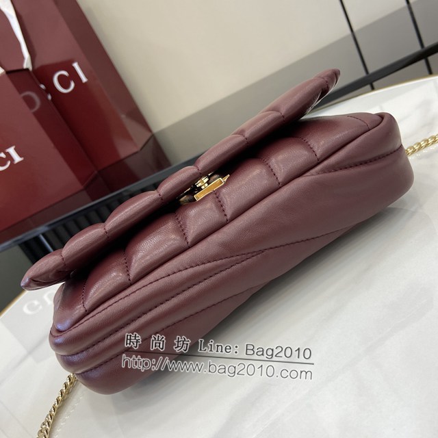 Gucci專櫃古馳最新款Milano系列迷你肩背包女士手提包 jh2391型號：806017